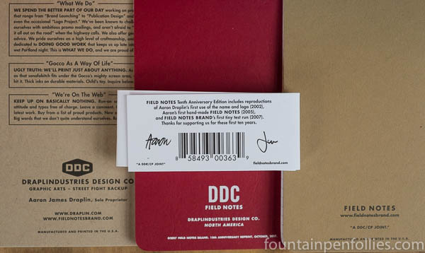 Field Notes Tenth Anniversary Set