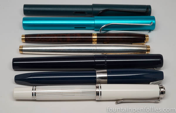 2017 fountain pens purchased