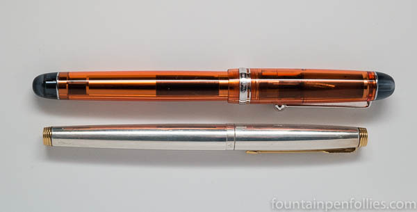 Pilot Custom 74 compared to Parker 75