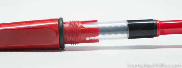 Lamy Safari red fountain pen