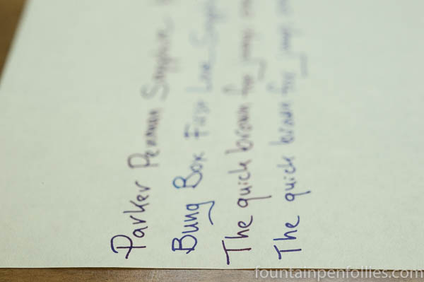 Parker Penman Sapphire compared to Bungbox First Love Sapphire