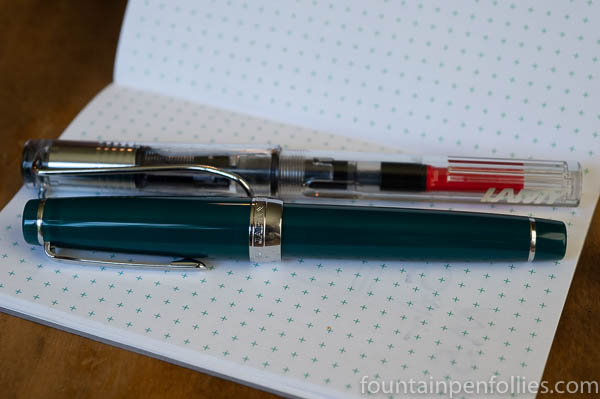 Sailor Professional Gear Ocean with Lamy Vista