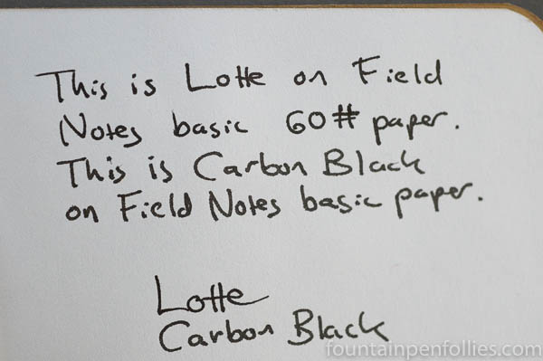 Rohrer & Klingner SketchINK Lotte writing sample