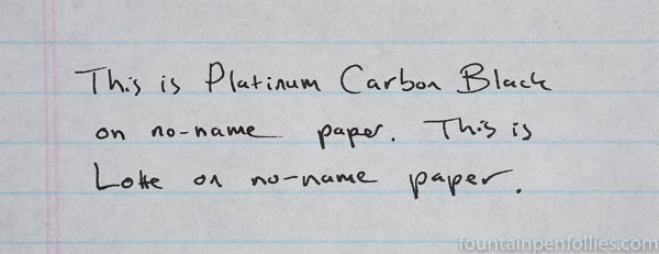 Rohrer & Klingner SketchINK Lotte writing sample