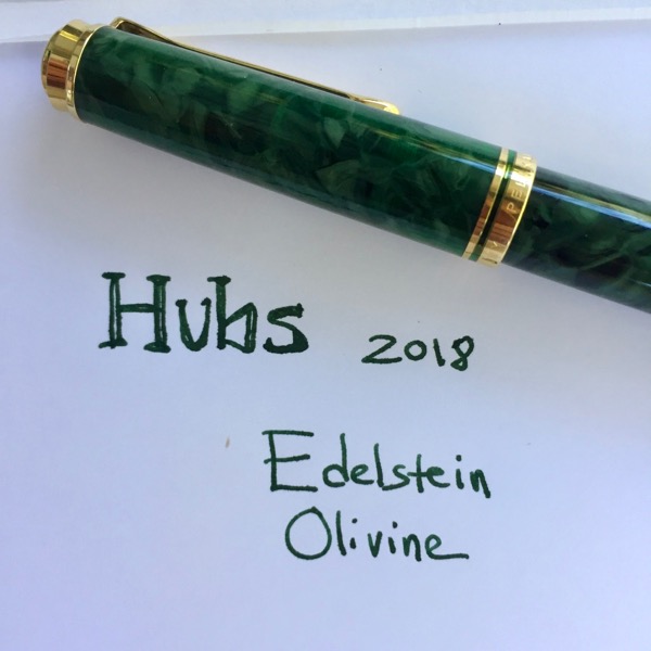 Pelikan M600 Green o' Green and Pelikan Edelstein Olivine