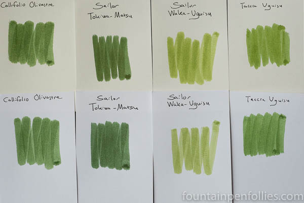 Taccia Uguisu swab comparisons