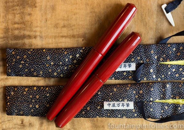 Nakaya Naka-ai Unpolished Shu and Piccolo Polished Shu