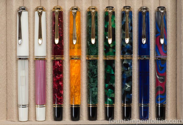 Pelikan M600 and M620 fountain pens