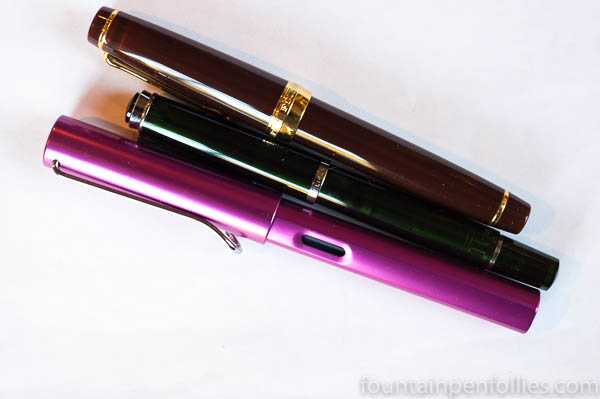 Lamy Al-Star, Sailor Professional Gear, Pelikan M205