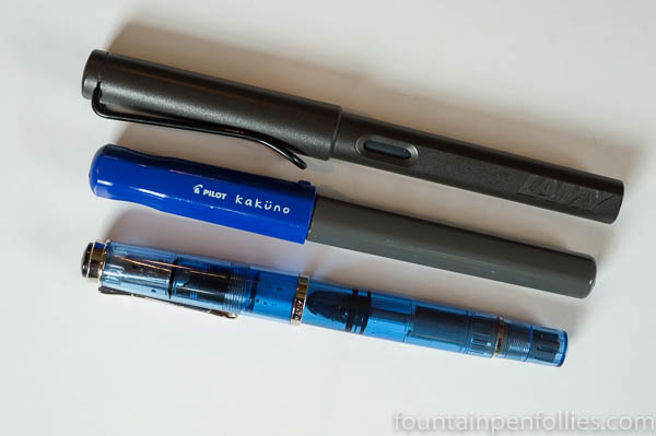 Pilot Kakuno compared to Lamy Safari and Pelikan M205